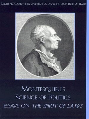 cover image of Montesquieu's Science of Politics